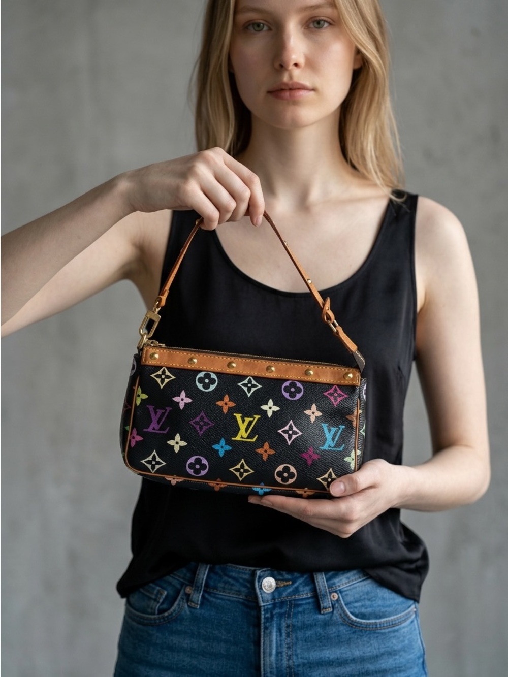 Louis Vuitton x Takashi Murakami Pochette Accesoiries